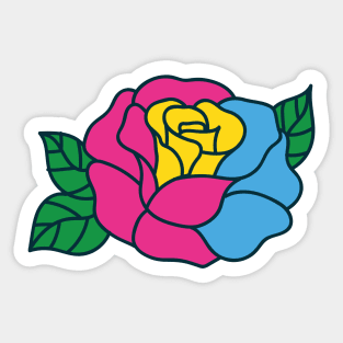 pansexual flower Sticker